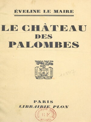 cover image of Le château des palombes